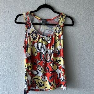 Ann Taylor Petites Mixed Floral Top